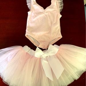 Toddler girl American girl/bitty baby ballerina outfit!